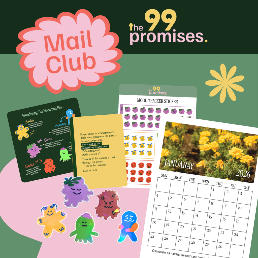 The 99 Promises Mail Club — Monthly Snail Mail of growth